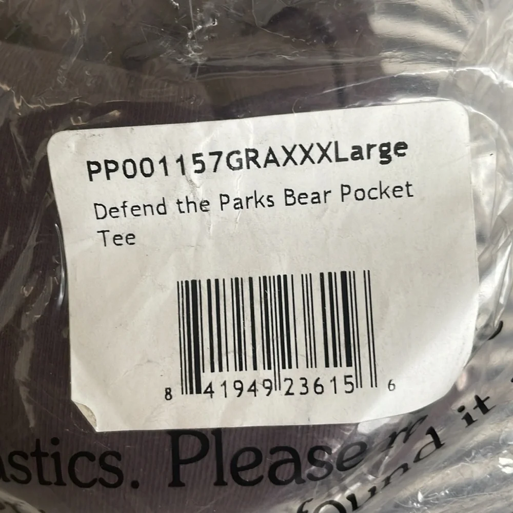 Parks Project Gray Bear Pocket Tee - Picture 4 of 5